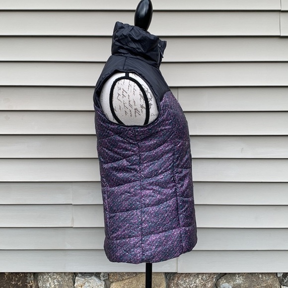 Mondetta Mix Up Charcoal/Tweed Print Puffer Vest - Picture 12 of 16